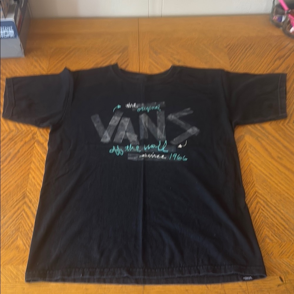 Vans Tee in Black with Graphic Print